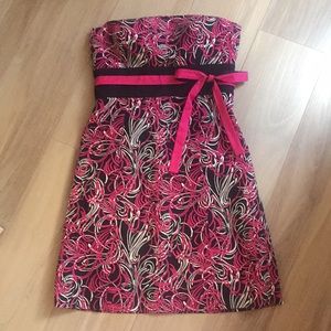 New strapless dress w/removeable adjustable straps